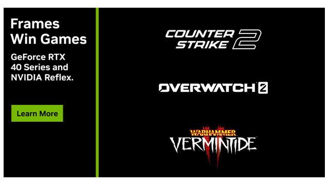 NVIDIA Reflex 在“反恐精英：全球攻势”、《守望先锋 》“归来” 第七赛季和“战锤：末世鼠疫 2 (Warhammer: Vermintide 2)”中降低延迟